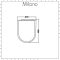 Milano - Luxury D-Shape Top Fixing Toilet Seat