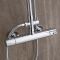 Milano Select - Chrome Thermostatic Mixer Shower with Shower Head, Hand Shower and Telescopic Riser Rail (2 Outlet)