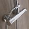 Milano Select - Chrome Thermostatic Mixer Shower with Shower Head, Hand Shower and Telescopic Riser Rail (2 Outlet)
