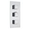 Milano Arvo - Chrome Thermostatic Shower with Ceiling Mounted Shower Head and Hand Shower (2 Outlet)