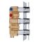 Milano Mirage - Round 3 Outlet Triple Diverter Thermostatic Shower Valve - Chrome