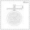Milano Mirage - Modern Round 300mm Stainless Steel Shower Head - Chrome