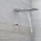 Milano Vis - Chrome Thermostatic Digital Shower with Round Waterblade Shower Head (2 Outlet)