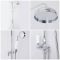 Milano Elizabeth - Traditional Victorian Grand Rigid Riser with 8 inch Shower Head - Chrome