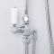 Milano Elizabeth - Traditional Victorian Grand Rigid Riser with 8 inch Shower Head - Chrome