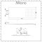 Milano Blade - Chrome Thermostatic Shower with Shower Head, Hand Shower and Bath Filler (3 Outlet)
