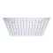 Milano Arvo - Modern 500mm Square Ceiling Head - Polished Chrome