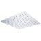 Milano Arvo - Modern 500mm Square Ceiling Head - Polished Chrome