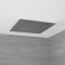Milano Arvo - Modern 600mm Square Ceiling Head - Polished Chrome