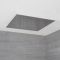 Milano Arvo - Modern 600mm Square Ceiling Head - Polished Chrome