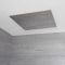 Milano Arvo - Modern 600mm Square Ceiling Head - Polished Chrome