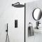 Milano Nero - 300mm Round Shower Head - Black