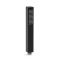 Milano Preto - Modern Riser Rail Kit with Hand Shower and Integrated Elbow - Black
