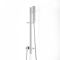 Milano Arvo - Modern Riser Rail Kit with Hand Shower and Outlet Elbow - Chrome