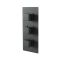 Milano Preto - Black Thermostatic Shower with Recessed Shower Head and Body Jets (2 Outlet)