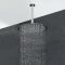 Milano Mirage - Chrome Thermostatic Shower with Ceiling Mounted Shower Head and Hand Shower (2 Outlet)