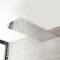 Milano Arvo - Chrome Thermostatic Shower with Diverter, Slim Shower Head, Hand Shower, Body Jets and Riser Rail (3 Outlet)