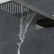 Milano Arvo - Chrome Thermostatic Shower with Diverter, Waterblade Shower Head, Hand Shower and Riser Rail (3 Outlet)