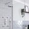 Milano Elizabeth - Traditional Concealed Thermostatic Triple Diverter Shower Valve - Chrome and White