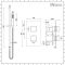Milano Arvo - Chrome Thermostatic Shower with Square Hand Shower and Riser Rail (1 Outlet)