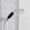 Milano Elizabeth - Chrome and Black Traditional Twin Exposed Thermostatic Shower with Grand Rigid Riser Rail (2 Outlet)