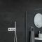 Milano Mirage - Modern Round Twin Diverter Thermostatic Valve with Hand Shower - Chrome