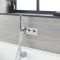 Milano Mirage - Chrome Thermostatic Shower with Diverter, Overflow Bath Filler and Hand Shower (2 Outlet)