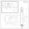 Milano Nero - Black Thermostatic Shower with Diverter, Overflow Bath Filler and Hand Shower (2 Outlet)