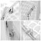 Milano Langley - Chrome Traditional Quadrant Shower Enclosure - Choice of Size