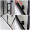 Milano - Sliding Shower Door - Choice of Finish, Size and Side Panel