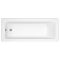 Milano Farington - Standard Single Ended Bath with Square Bath Screen and Side Panel - Choice of Sizes