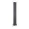 Milano Windsor - Anthracite Vertical Dual Fuel Traditional Column Radiator - 1800mm x 290mm (Triple Column) - Choice of Valve and Wi-Fi Thermostat