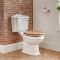 Milano Windsor - Traditional Close Coupled Toilet and Pedestal Basin Set