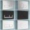 Milano Overton - White Modern Rimless Wall Hung Toilet with Tall Wall Frame - Choice of Flush Plate