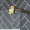 Milano Monet - Antique Brass Walk-In Shower Enclosure with Tray - Choice of Sizes