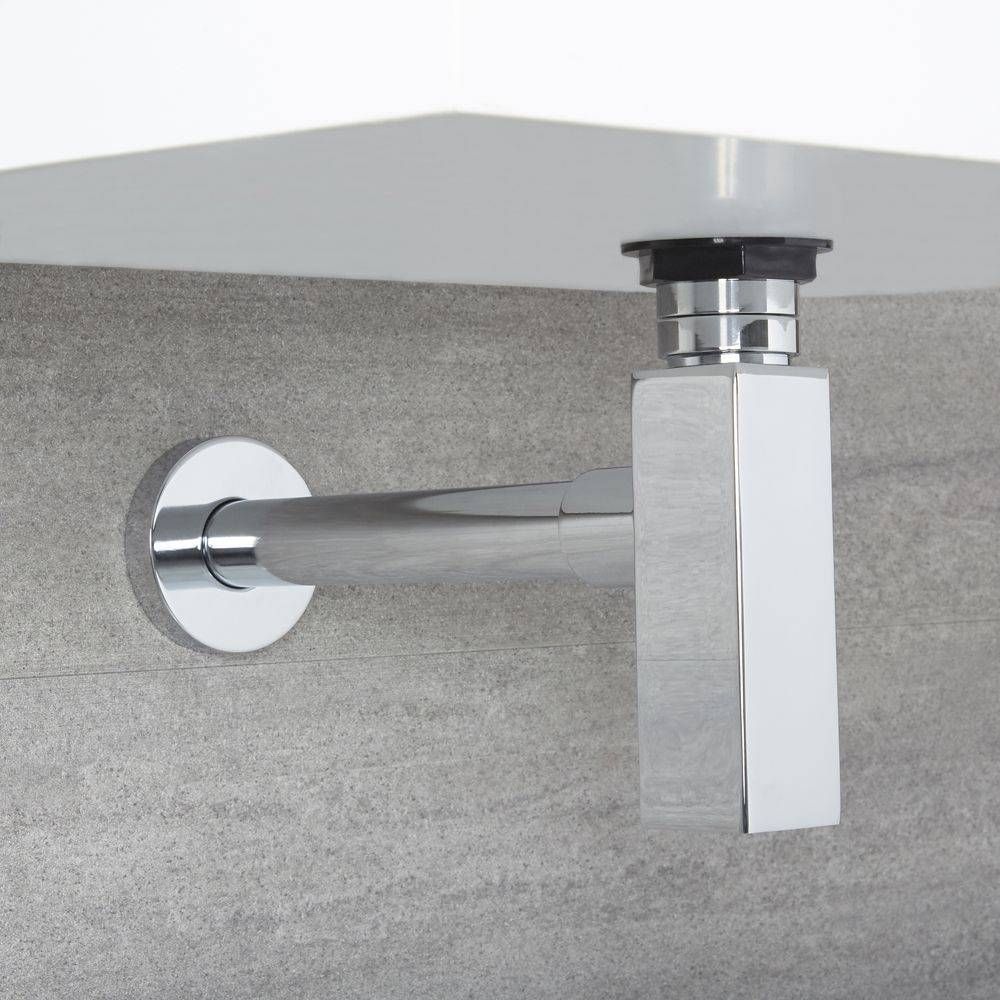 Milano - Square Basin Bottle Trap - Choice of Finish
