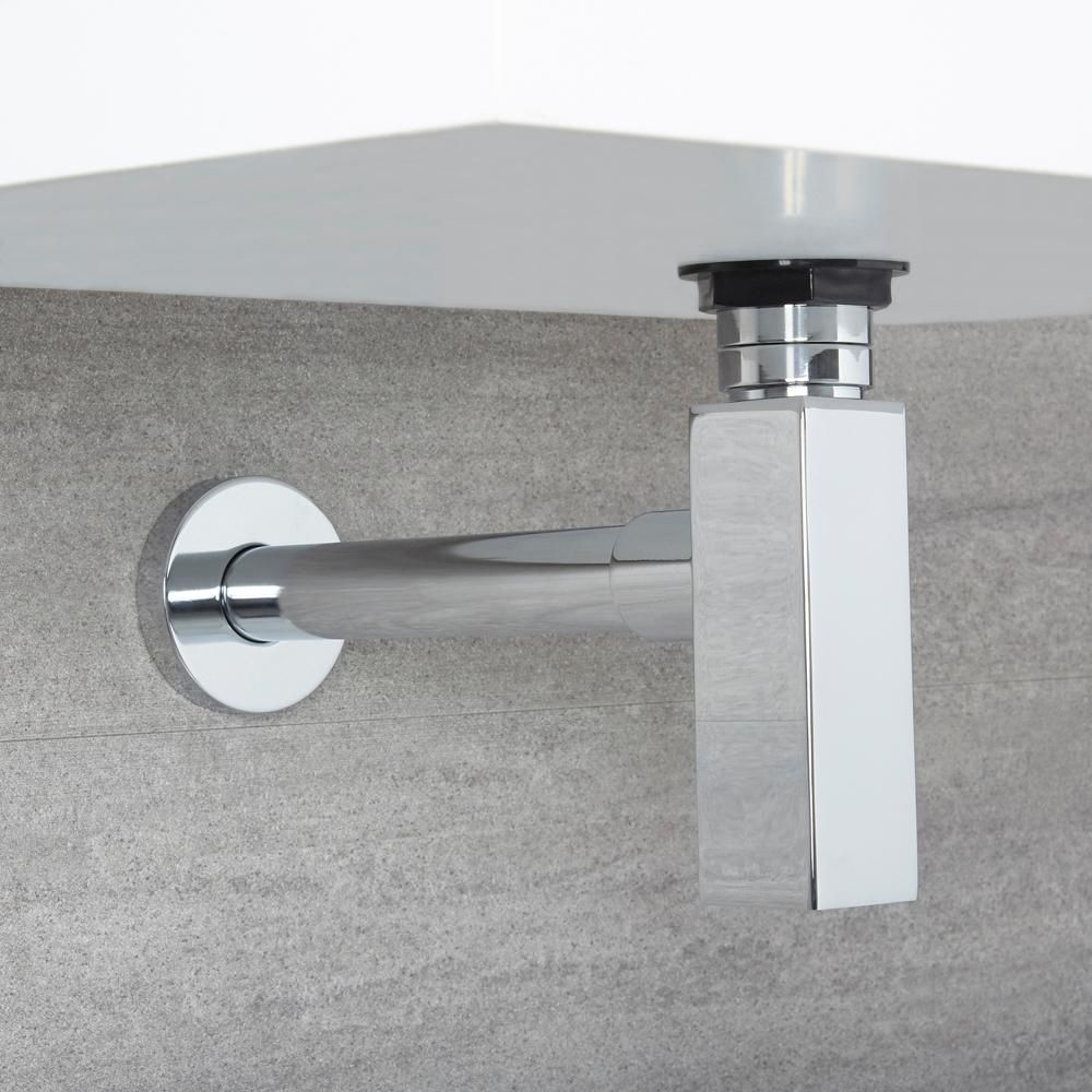 Milano Arvo - Square Bottle Trap - Chrome