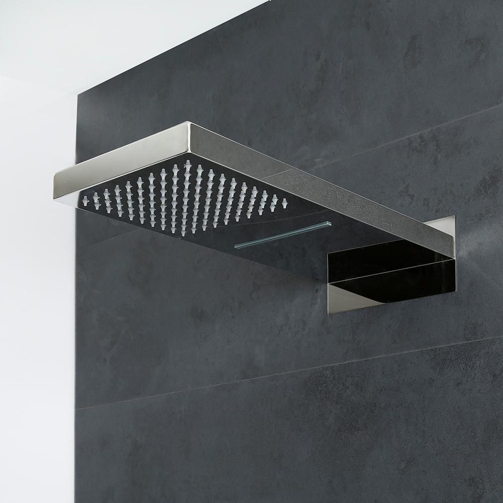 Milano Arvo - Fixed Shower Head With Waterblade - Chrome