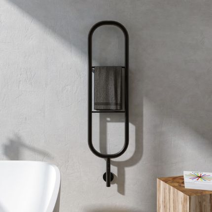 Carisa Felix - Stainless Steel Electric Towel Radiator - 1200mm x 300mm - Choice of Finish