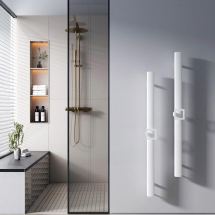Carisa Vesta - Aluminium Electric Single Towel Bar - Choice of Finish