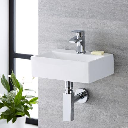 Hudson Reed Sandford -360x250mm Ceramic Wall Hung  Basin