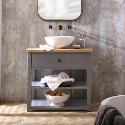 Milano Henley - Traditional Vanity Unit - Choice of Size, Finish, Basin and Handles