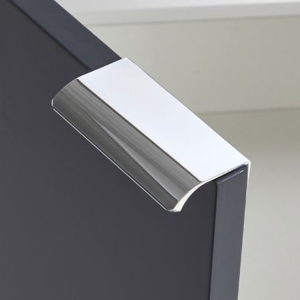 Milano - Modern Finger Pull Furniture Handle - Choice of Finish