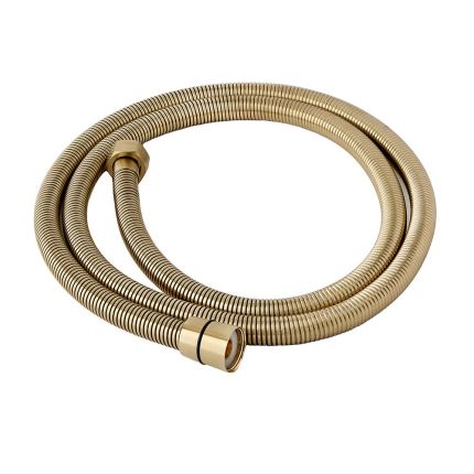 Milano - Fine Ribbed 1.75m Shower Hose - Brushed Brass