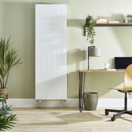 Milano Alora - 1800mm Vertical Flat Panel Type 20 Convector Radiator - Choice of Finish and Size