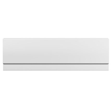 Milano Farington - Standard Single Ended Bath with Square Bath Screen and Side Panel - Choice of Sizes