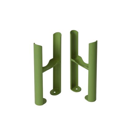 Milano Windsor - Floor-Mounting Feet for Traditional 3 Column Windsor Radiators - Choice of Green Finishes