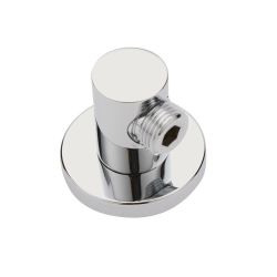 Milano Mirage - Modern Round Brass Shower Outlet Elbow - Chrome