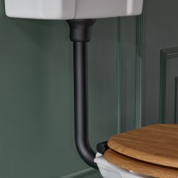 Milano Elizabeth - Low Level Toilet Flush Kit - Black