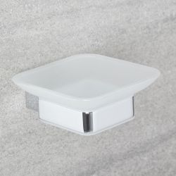 Milano Arvo - Modern Soap Dish - Chrome